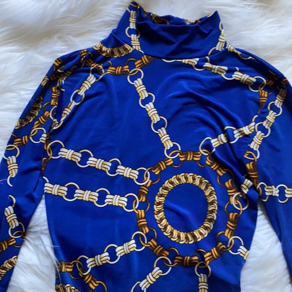 Boohoo Chain Print Bodysuit - Picture 4 of 9